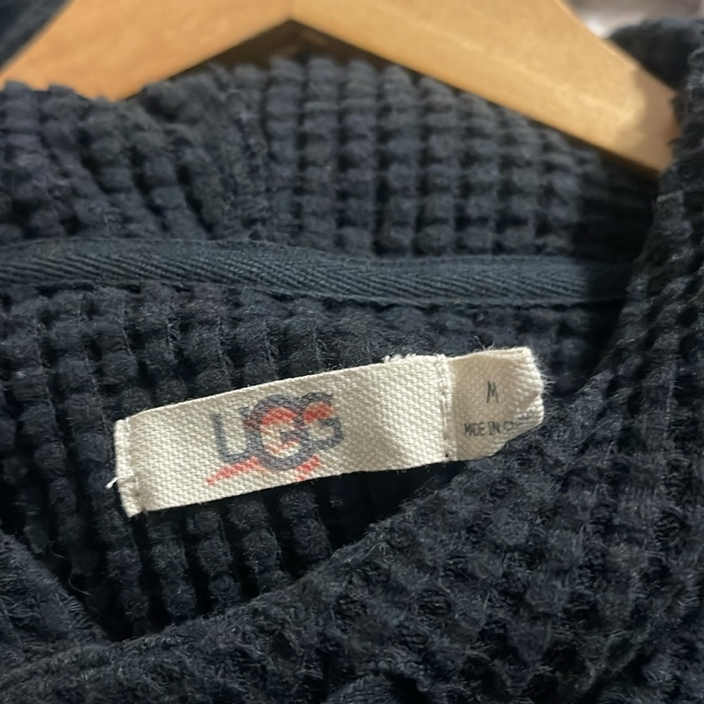 Ugg Men's Huck Thermal Hoodie Black Size medium - Picture 9 of 10